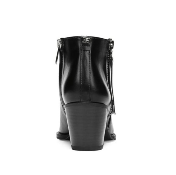 ANTHROPOLOGIE x SAM EDELMAN Walden Leather Zip Western Pointed Toe Ankle Boot 12 - Picture 6 of 6